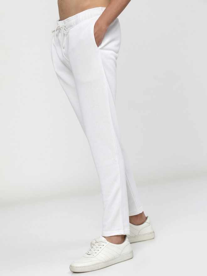 Buy Highlander White Slim Fit Track Pants for Men Online at Rs.470 - Ketch