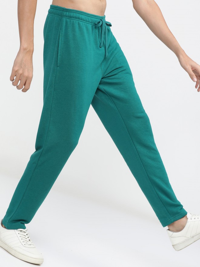 teal track pants