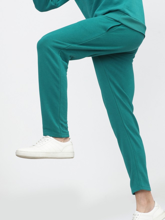 teal track pants