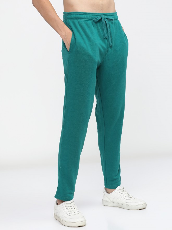 teal track pants