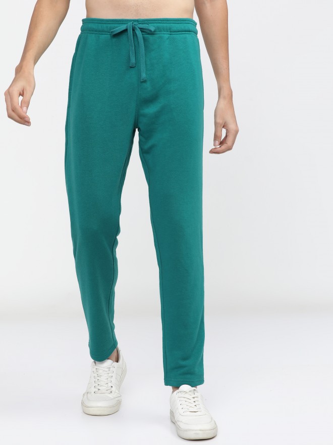 teal track pants