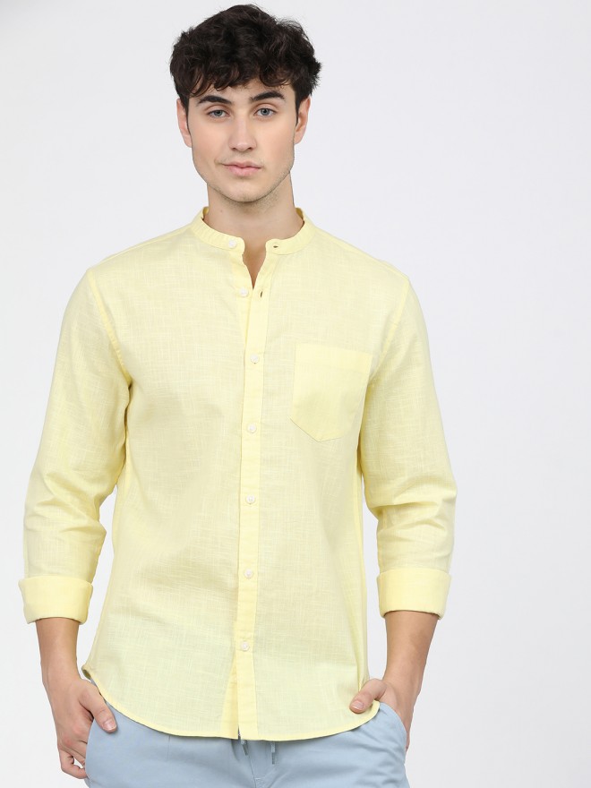 Buy Yellow Shirts for Men Online in India