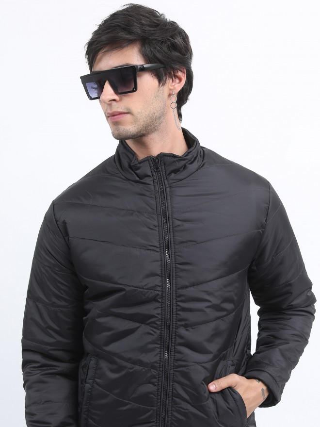 Buy FURO By Red Chief Black Full Sleeve Plain Sports Polyster Casual Jacket  Men (F140029 001-XL) Online at Best Prices in India - JioMart.