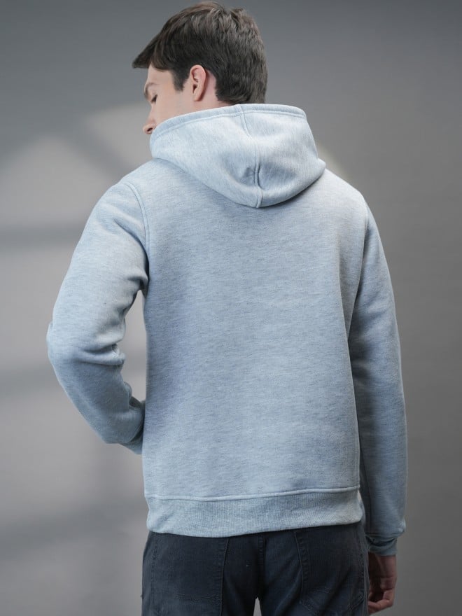 Highlander Men Grey Hood Pullover Sweatshirts 