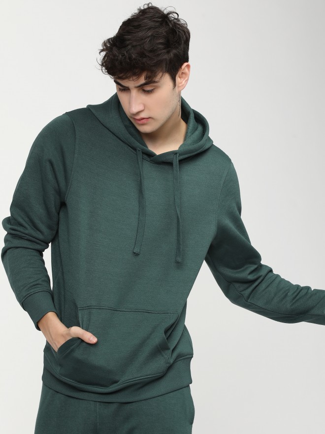 Buy Highlander Green Long Sleeve Pullover Hoodie Sweatshirt for Men ...