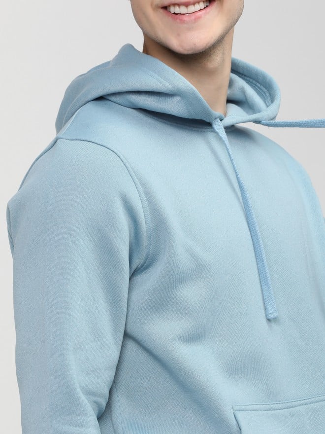 Highlander Men Blue Hood Pullover Sweatshirts 