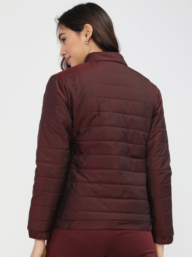 Buy Ketch Burgandy Puffer Jacket for Women Online at Rs.864 - Ketch