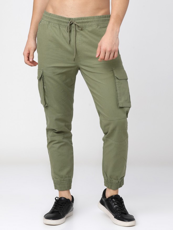 Buy Highlander Steel Grey Casual Slim Fit Trousers for Men Online at Rs.635  - Ketch