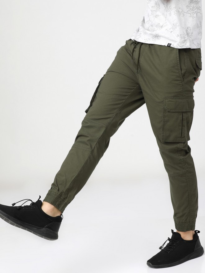 Buy Ankle Length Pant Light Gray and Olive Green Combo of 2 Rayon for Best  Price Reviews Free Shipping