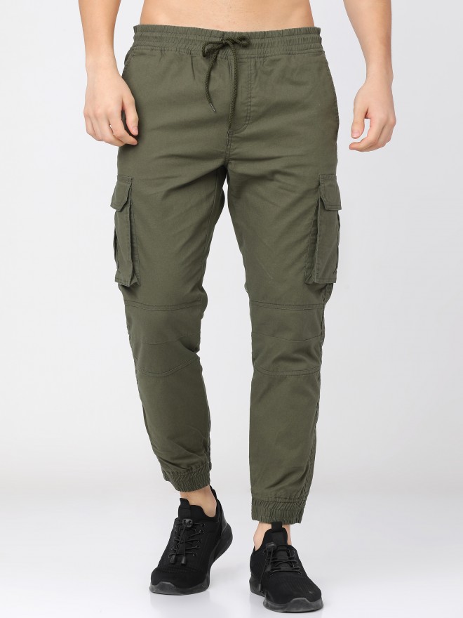 Mens Smart Stretch Chino in Light Olive Green  Woodies Clothing