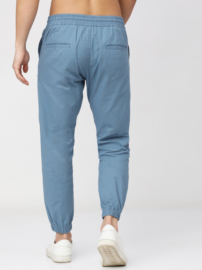 Buy Highlander Dusty Blue Jogger Trouser for Men Online at Rs.629