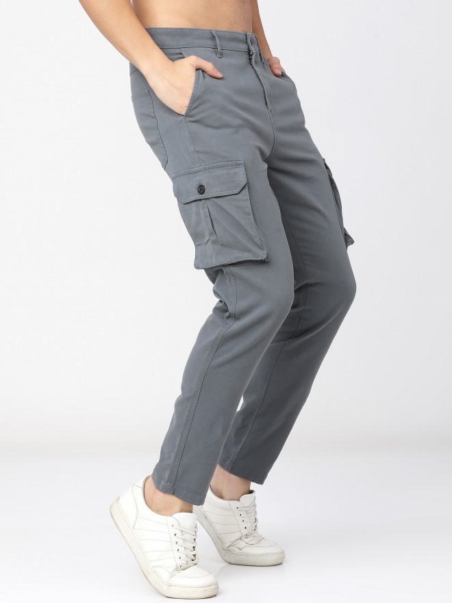 Discover 122+ grey cargo pants latest