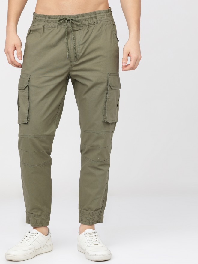 Cargo Pants - Calf Pockets - Olive Green – FRIED RICE SHOP