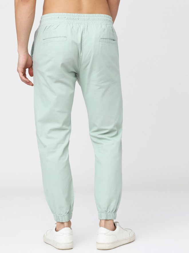 Mens mint green discount joggers