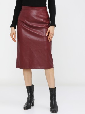 Straight Midi Skirt