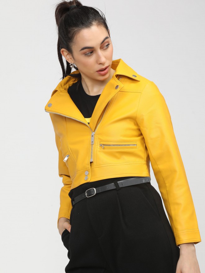 Bershka clearance mustard jacket