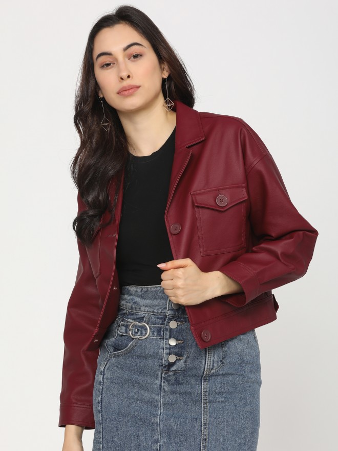 BLACK BANDED CROPPED WITH SILVER ZIPPER BOMBER JACKET – MYSTYLEMODE