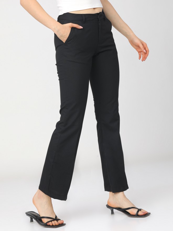 Womens Slim Fit Casual TrousersBootcut Trousers