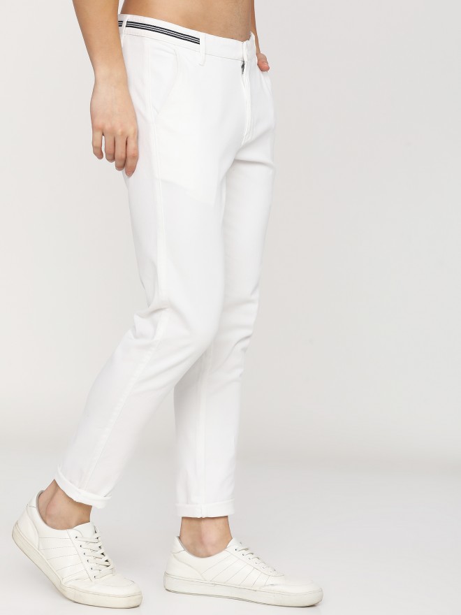 Men's White Leather Trousers : Unveiling the Crisp Elegance