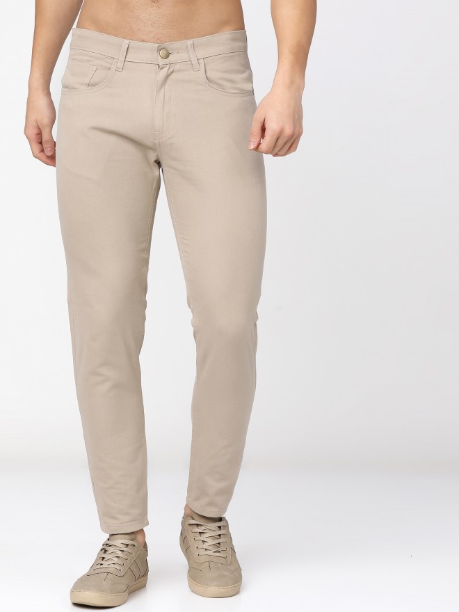 Buy Ketch Doeskin Tapered Fit Chinos Trouser for Men Online at Rs.569 ...