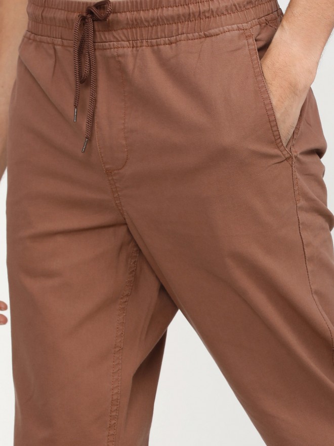 Buy Highlander Russet Jogger Slim Fit Trouser for Men Online at  -  Ketch