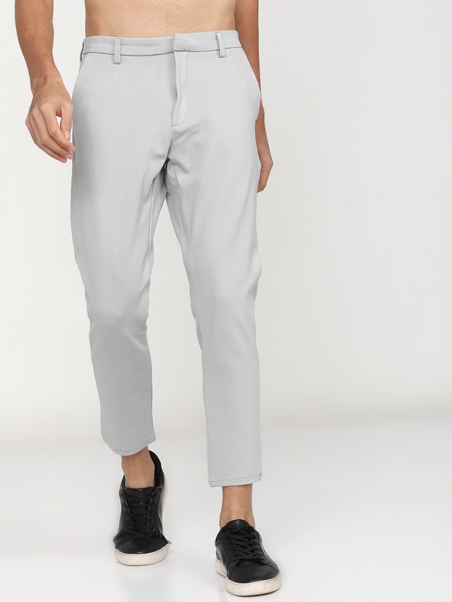 Buy Highlander Light Grey Chinos Trouser for Men Online at Rs.789 - Ketch