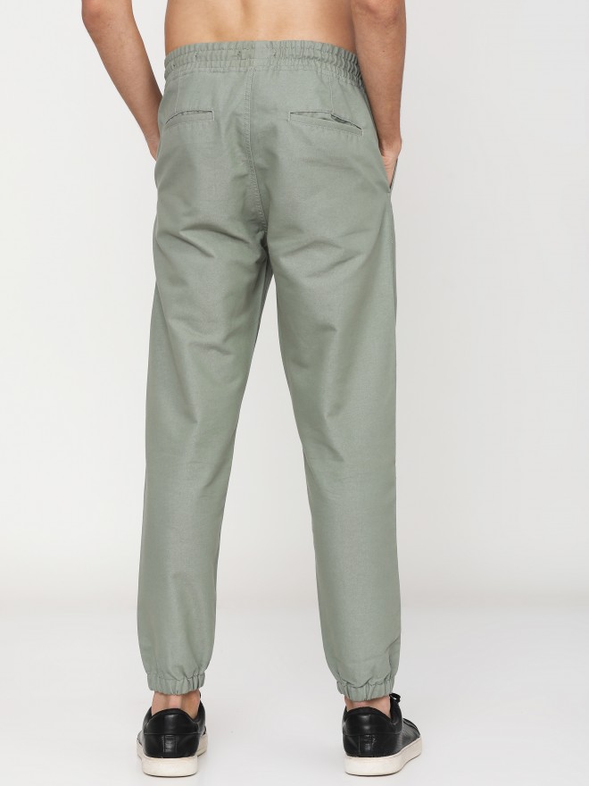 Buy Ketch Slate Grey Jogger Slim Fit Trouser for Men Online at Rs.594 -  Ketch