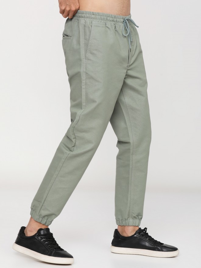 Buy Ketch Slate Grey Jogger Slim Fit Trouser for Men Online at Rs.594 ...