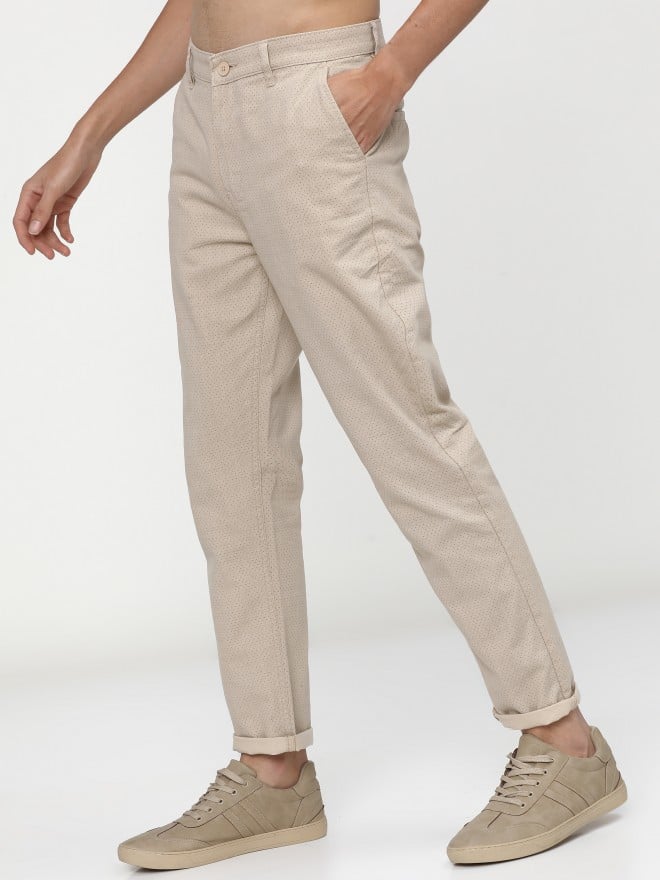 Annabelle Women Ankle Length Formal Beige Trouser  Selling Fast at  Pantaloonscom