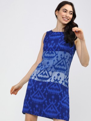 Printed A-Line Dress