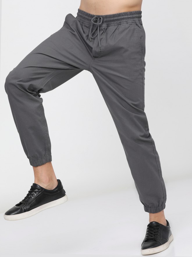 Buy Highlander Grey Jogger Trouser for Men Online at Rs.589 - Ketch