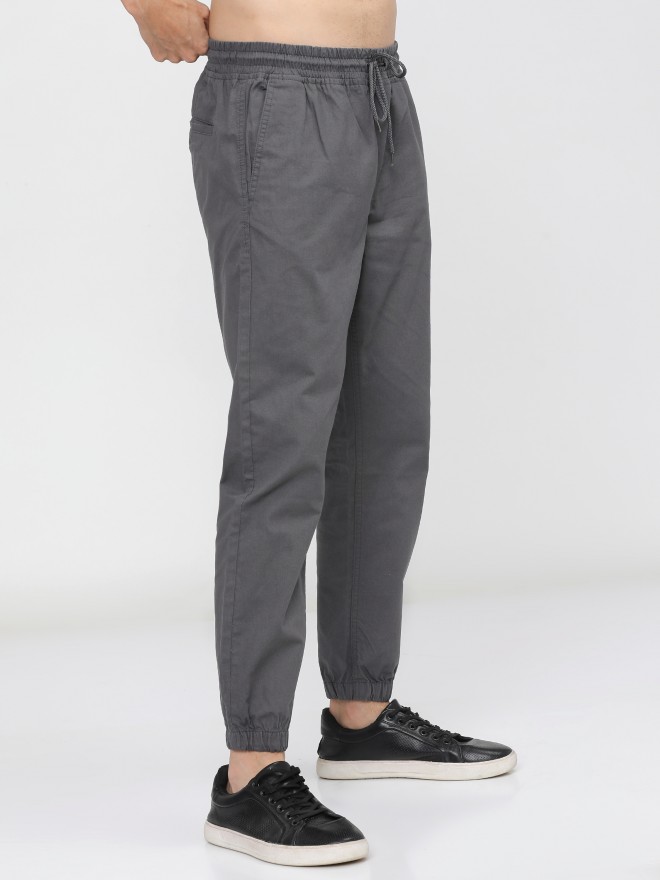 Buy Highlander Grey Jogger Trouser for Men Online at Rs.589 - Ketch