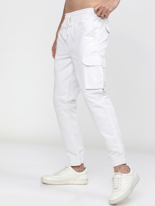 SHANYUR Men's casual pants Hip Hop Streetwear Men Harem Cargo Pants Jogger  Sweatpants Solid color Black Cargo pants Men Streetwear (Color : White,  Size : X-Large) : Amazon.co.uk: Fashion