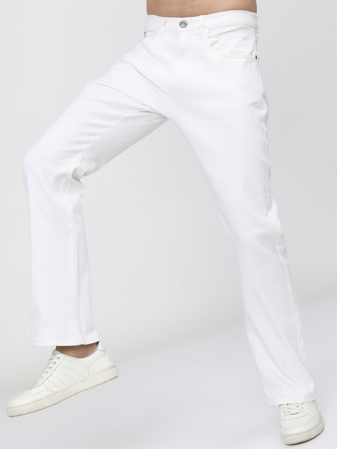 Men Off White Jeans  Buy Men Off White Jeans online in India