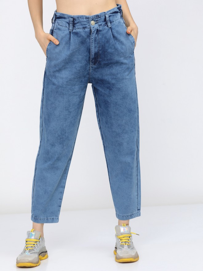 Ivory Single-colour mom fit jeans - Buy Online | Terranova-calidas.vn