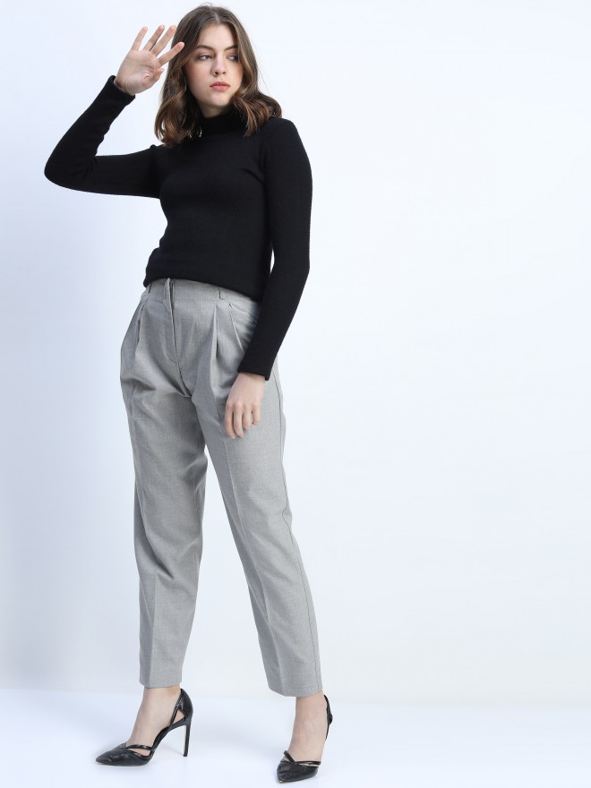 KaLI_store Sweatpants Women Womens Casual High Waisted Wide Leg Pants  Button Up Straight Leg Trousers Grey,S - Walmart.com