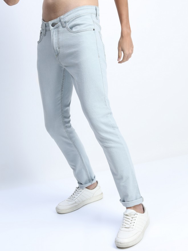 Buy Ketch Light Blue Slim Fit Stretchable Jeans for Men Online at Rs ...