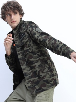 Camo Denim Jacket Men - Temu