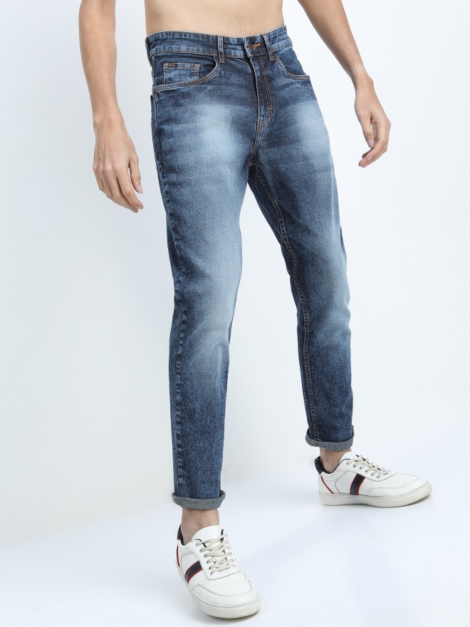Buy Ketch Blue Tapered Fit Stretchable Jeans for Men Online at Rs.879 ...