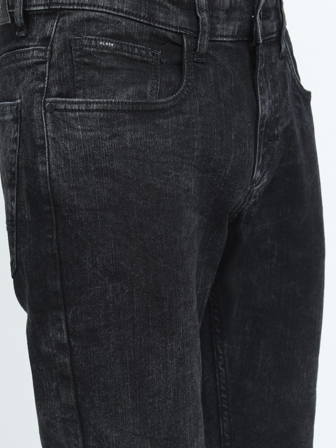 Buy Highlander Black Tapered Fit Stretchable Jeans for Men Online at Rs.569  - Ketch