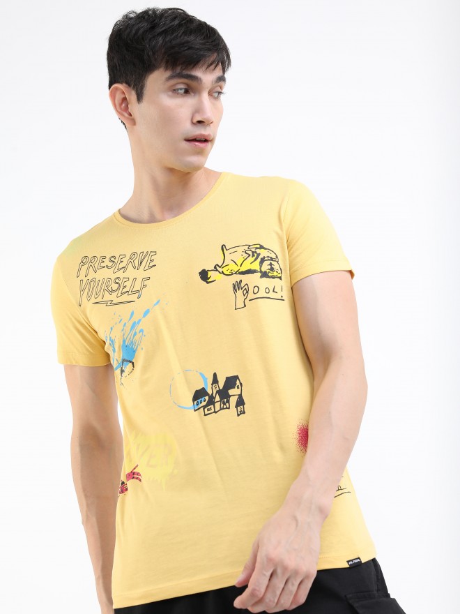 yellow colour t shirts online