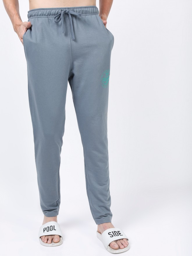 Buy Men Grey Solid Formal Track Pants Online - 927863 | Louis Philippe