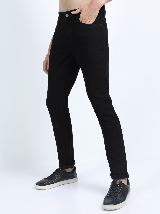 Buy Ketch Black Slim Fit Stretchable Jeans for Men Online at Rs.549 - Ketch