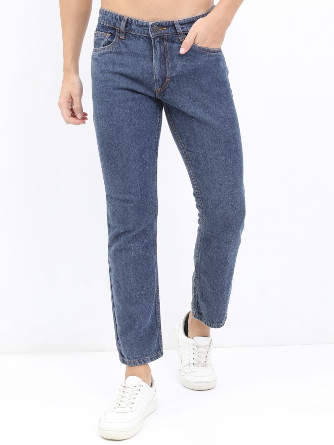 Buy Highlander Blue Straight Fit Jeans for Men Online at Rs.589 - Ketch