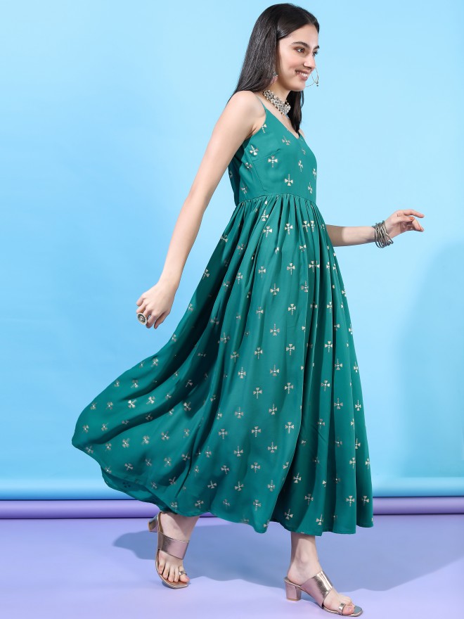 Buy Teal Blue Dresses for Women by AND Online | Ajio.com