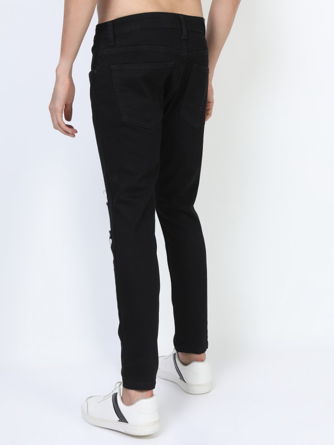 Ketch Men Black Skinny Fit Clean Look  Jeans 