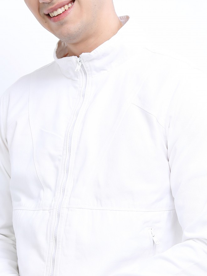 Cotton clearance white jacket