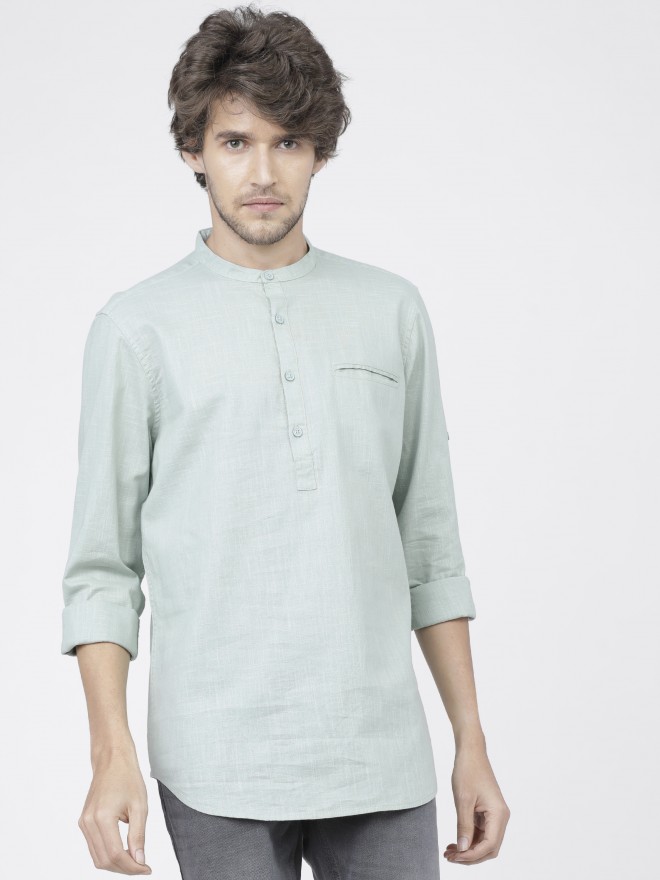 Buy Ketch Aqua Blue Fit Solid Casual Shirt for Men Online at Rs.529 - Ketch