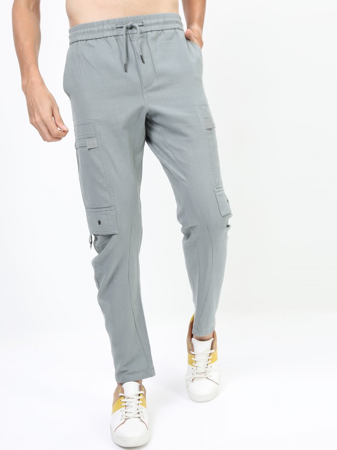 Buy Highlander Grey Regular fit Cargos for Men Online at Rs.859 - Ketch