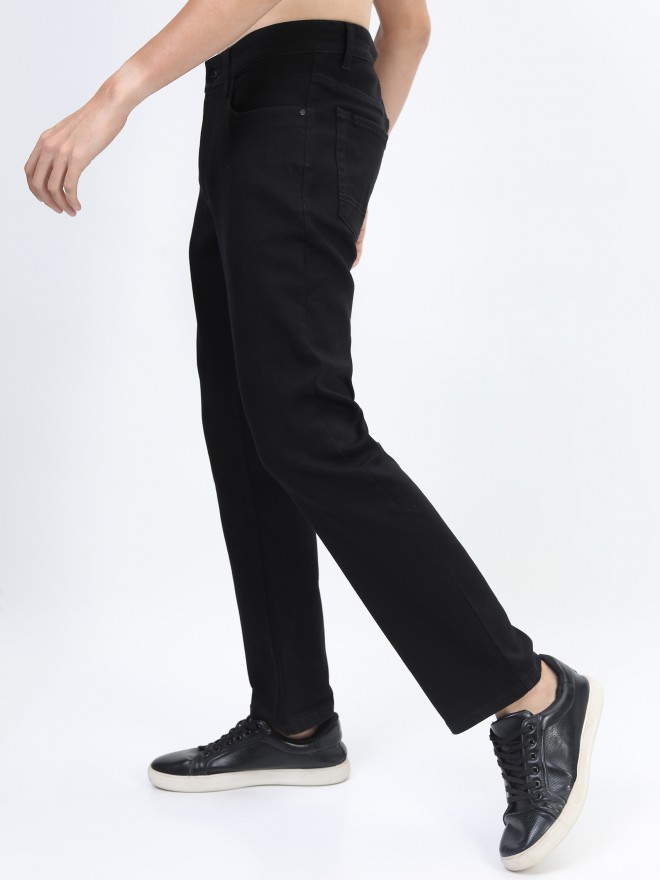 Buy Ketch Black Straight Fit Stretchable Jeans for Men Online at Rs.609 ...